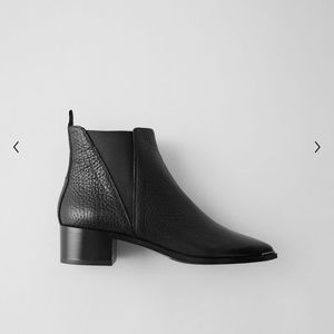 Acne drain leather Jensen boots